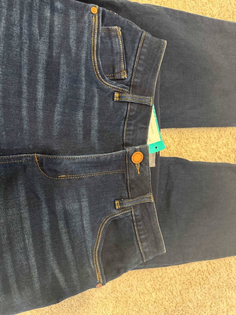 Wit & Wisdom Dark Blue Flare Jeans - Picture 4 of 6